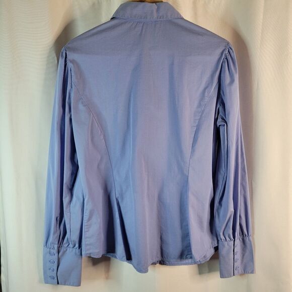 Ann Taylor LOFT Light Blue Button Down Shirt - Picture 10 of 13